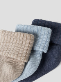 NAME IT 3-Pak Strømper Nobbu Chateau Gray